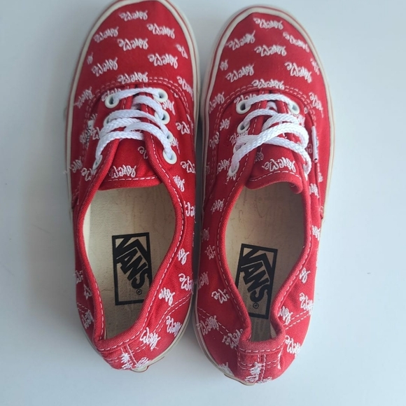 Vans Sneakers red Mens 5.5 women 7 - Picture 5 of 10